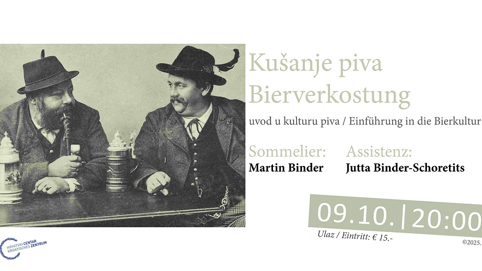Kušanje piva/Bierverkostung: Austrija proBieren – pivsko putovanje kroz Austriju