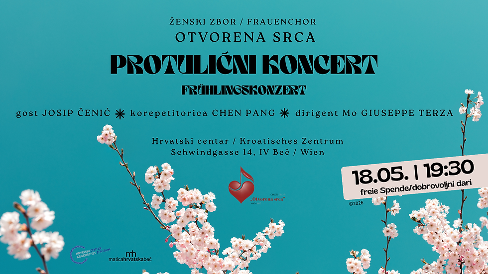 Protulićni koncert | Frühlingskonzert – Otvorena srca