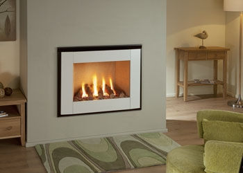 Nu Flame Synergy Perspective (LPG) Steel Trim Gas Fire