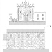 Alçado Principal e Alçado Lateral Esquerdo | Main Elevation and Left Side Elevation