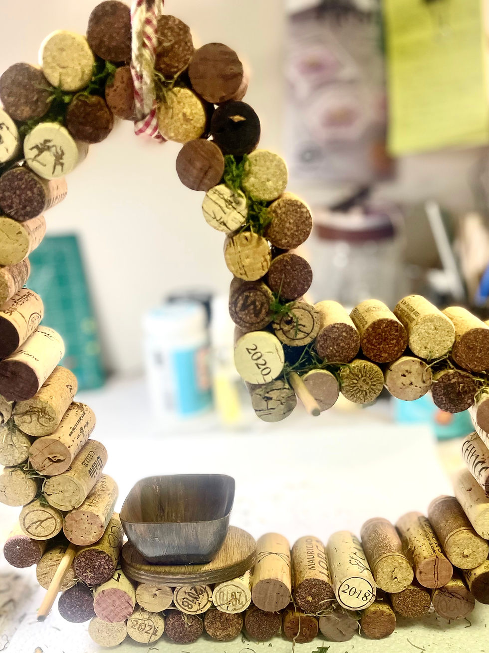 Thumbnail: cork bird feeders in various shapes