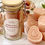 Thumbnail: jasmine & rose sugar scrub hearts in bail glass jar
