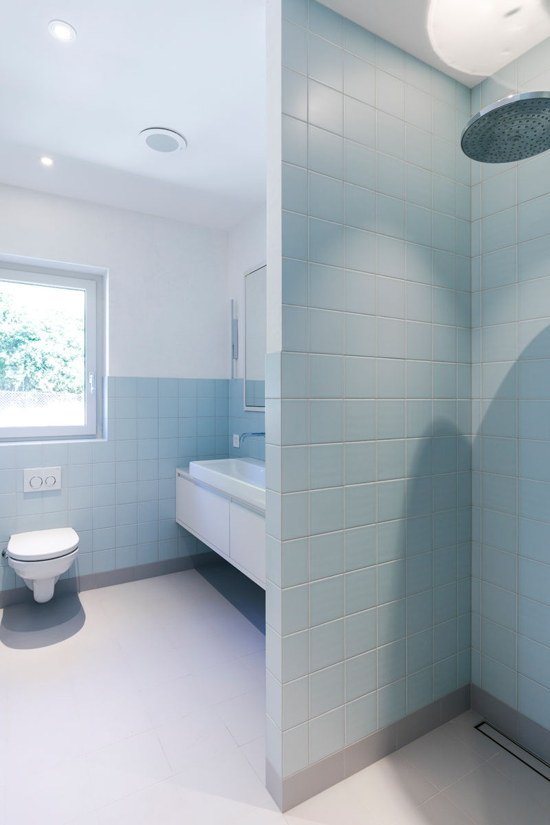 Traumbad, moderne Architektur, hochwertige Archtitektur, Einfamilienhaus Mauren