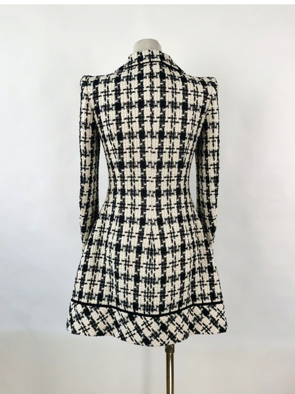 Thumbnail: JANELLE STRUCTURED TWEED COAT DRESS