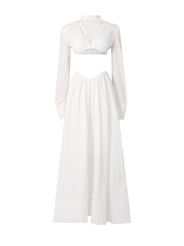 Thumbnail: Luna Cutout Two-Piece Maxi Dress