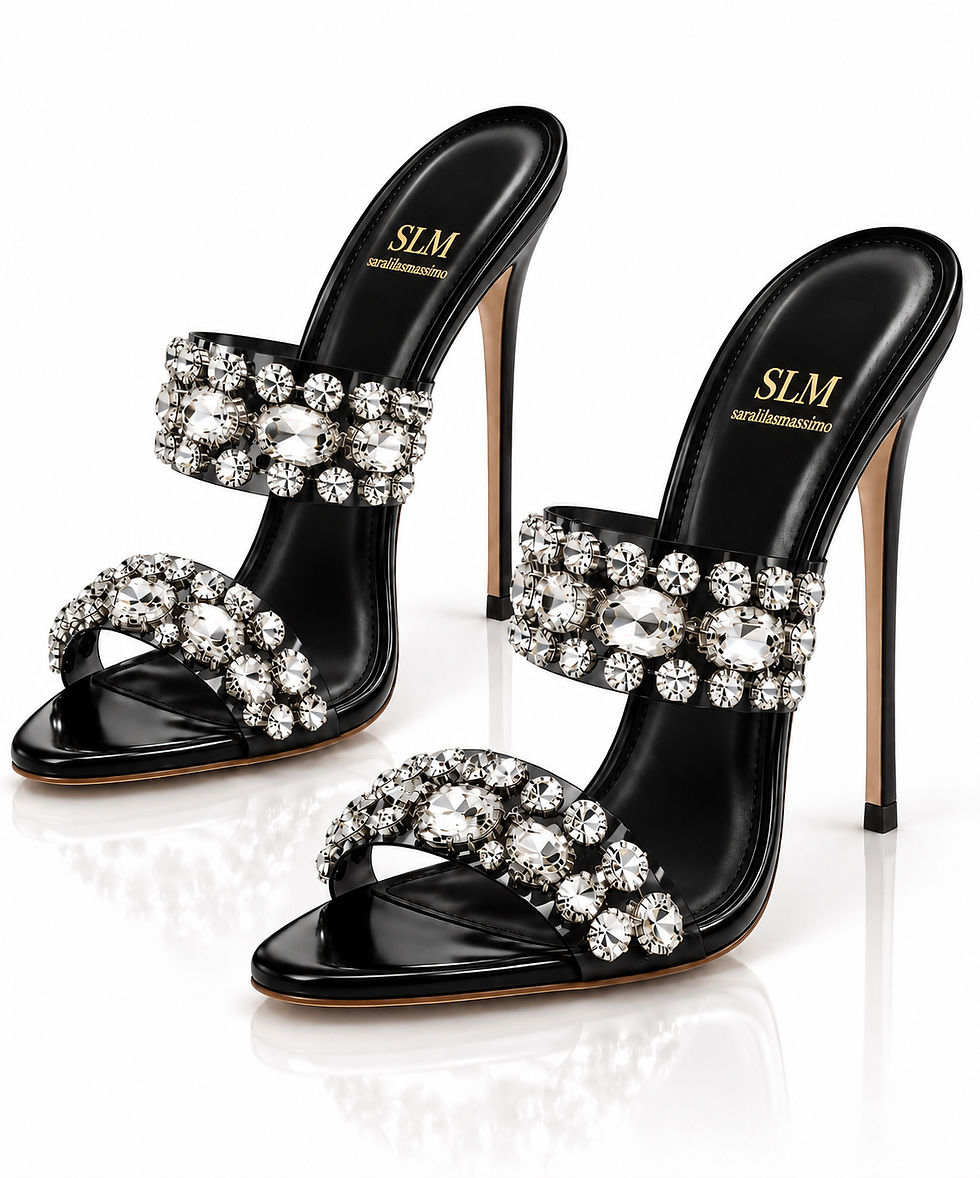 縮圖：Crystal Halo Stiletto Heels 