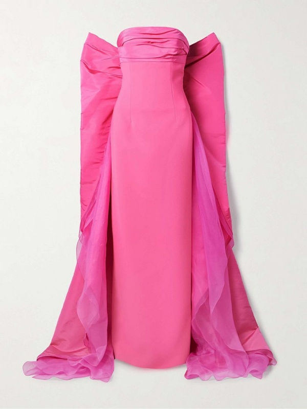 Thumbnail: Aurora Bow-Back Strapless Gown