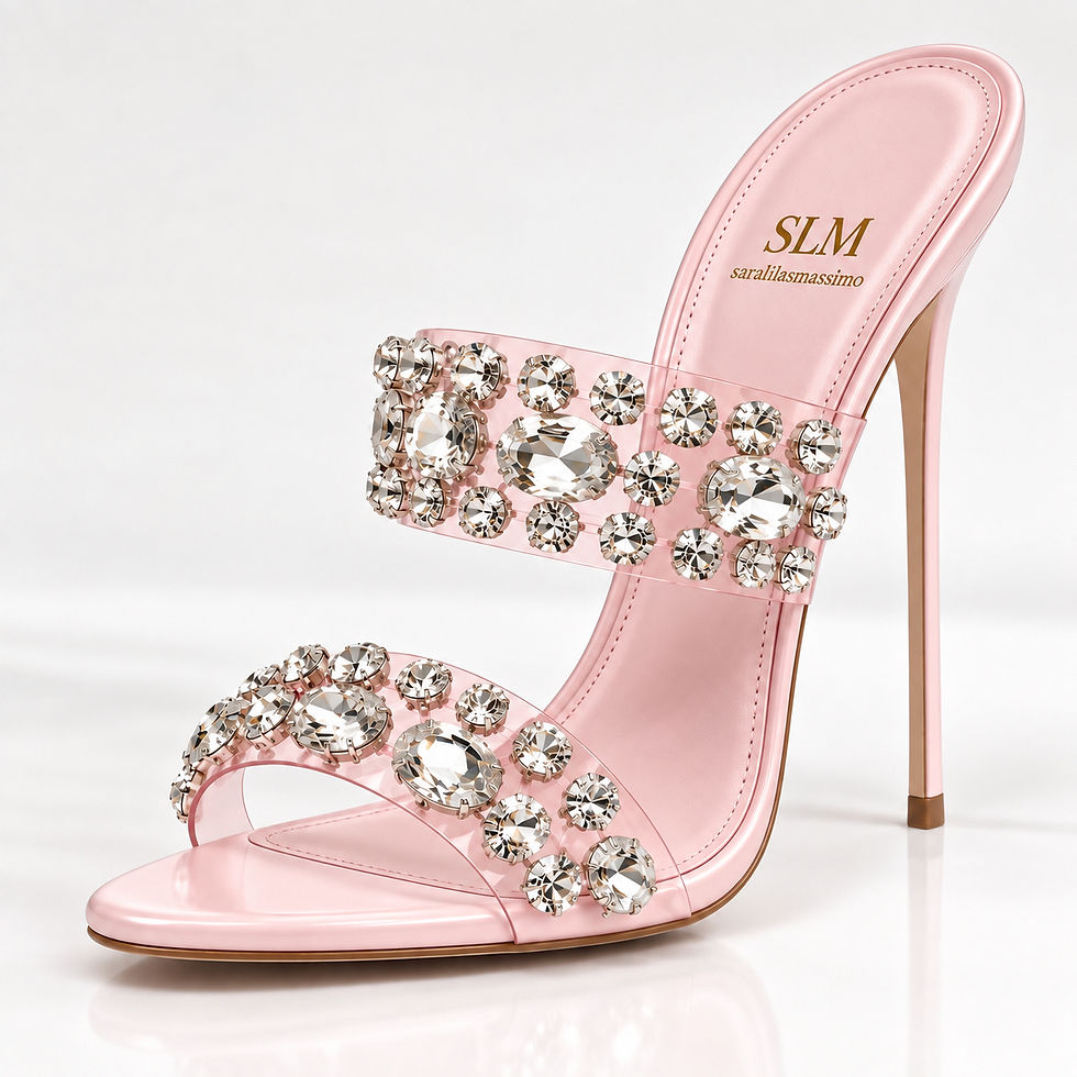 縮圖：Crystal Halo Stiletto Heels 