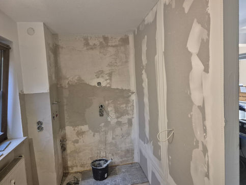 Innenausbau in einem Raum