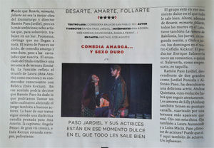 4 ESTRELLAS EN LA REVISTA METRÓPOLI - EL MUNDO