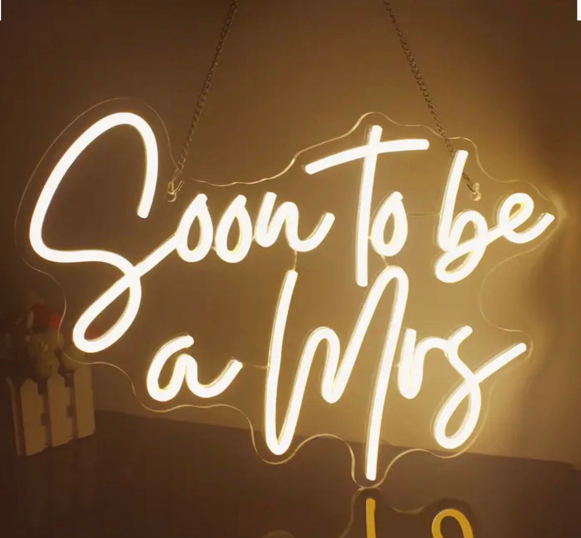 Rental LED Sign: SOON TO BE A MRS