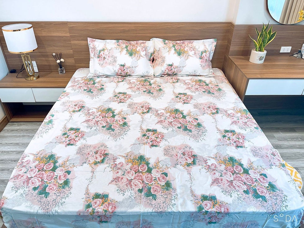 Hình thu nhỏ: Bộ Ga Chun +02 Áo Gối (Bộ 1)