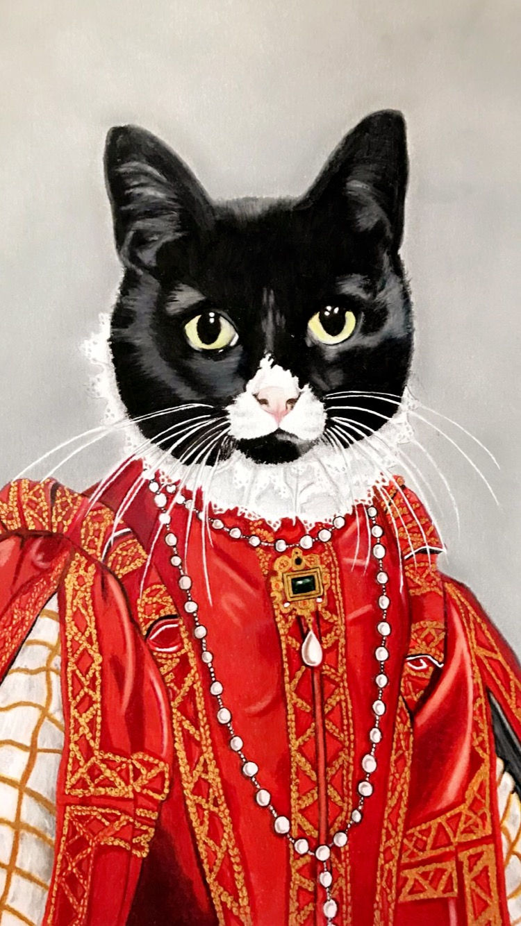 Thumbnail: Hand-drawn coloured pencil portraits