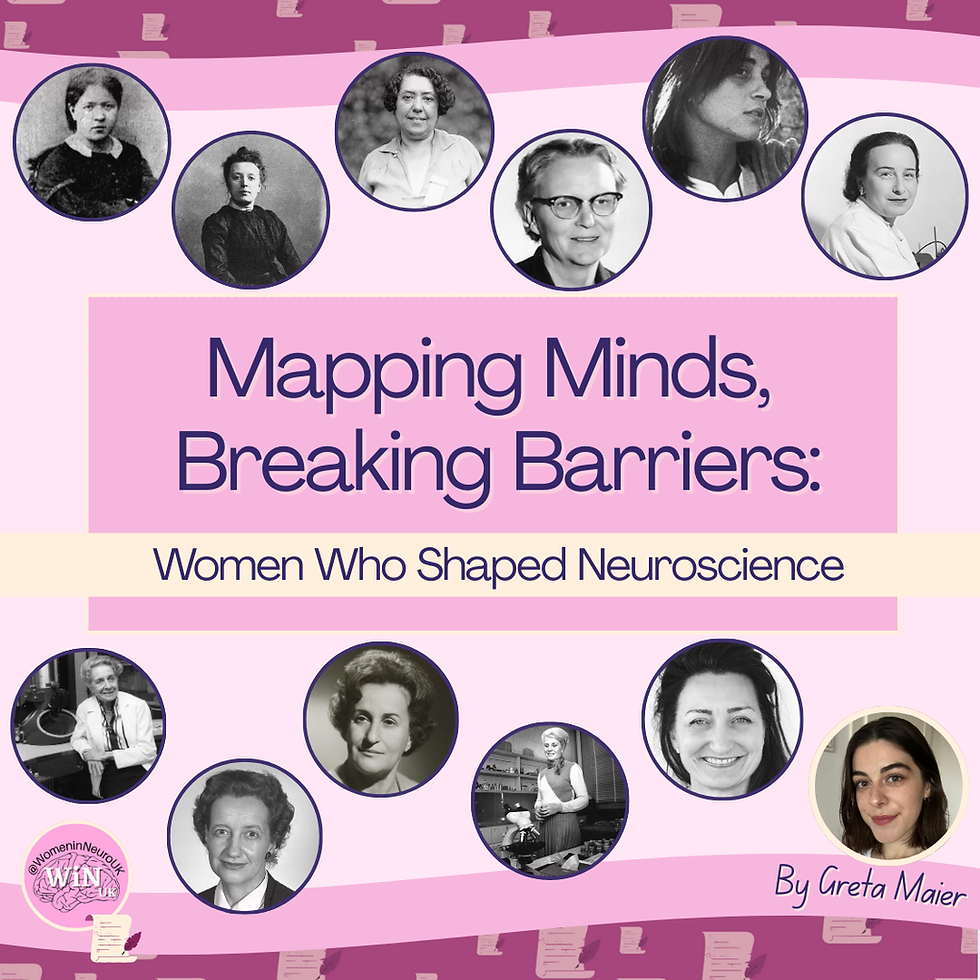 Mapping Minds, Breaking Barriers: Women Who Shaped Neuroscience