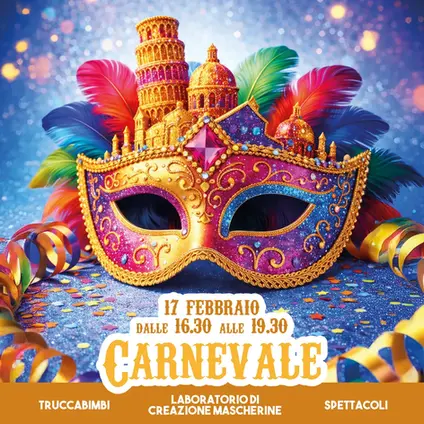 A Pisa il Carnevale si festeggia al coperto e senza paura dell’acquazzone: al Centro Commerciale Pisanova!🎉