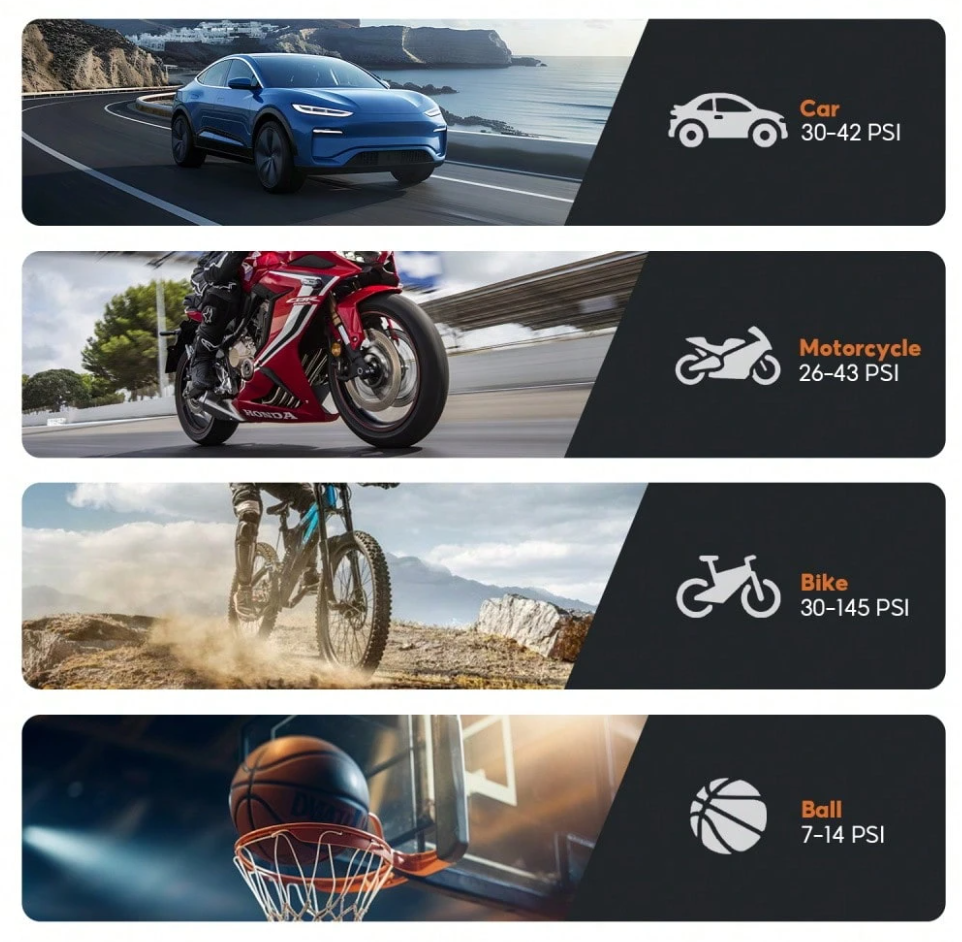 Miniatura: Inflador inalámbrico miltiuso. Inflador de cauchos para carros, bicicletas, pelotas y más.