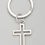 Miniatura: Llavero con dije de cruz, accesorio para coche, bolso o escuela
