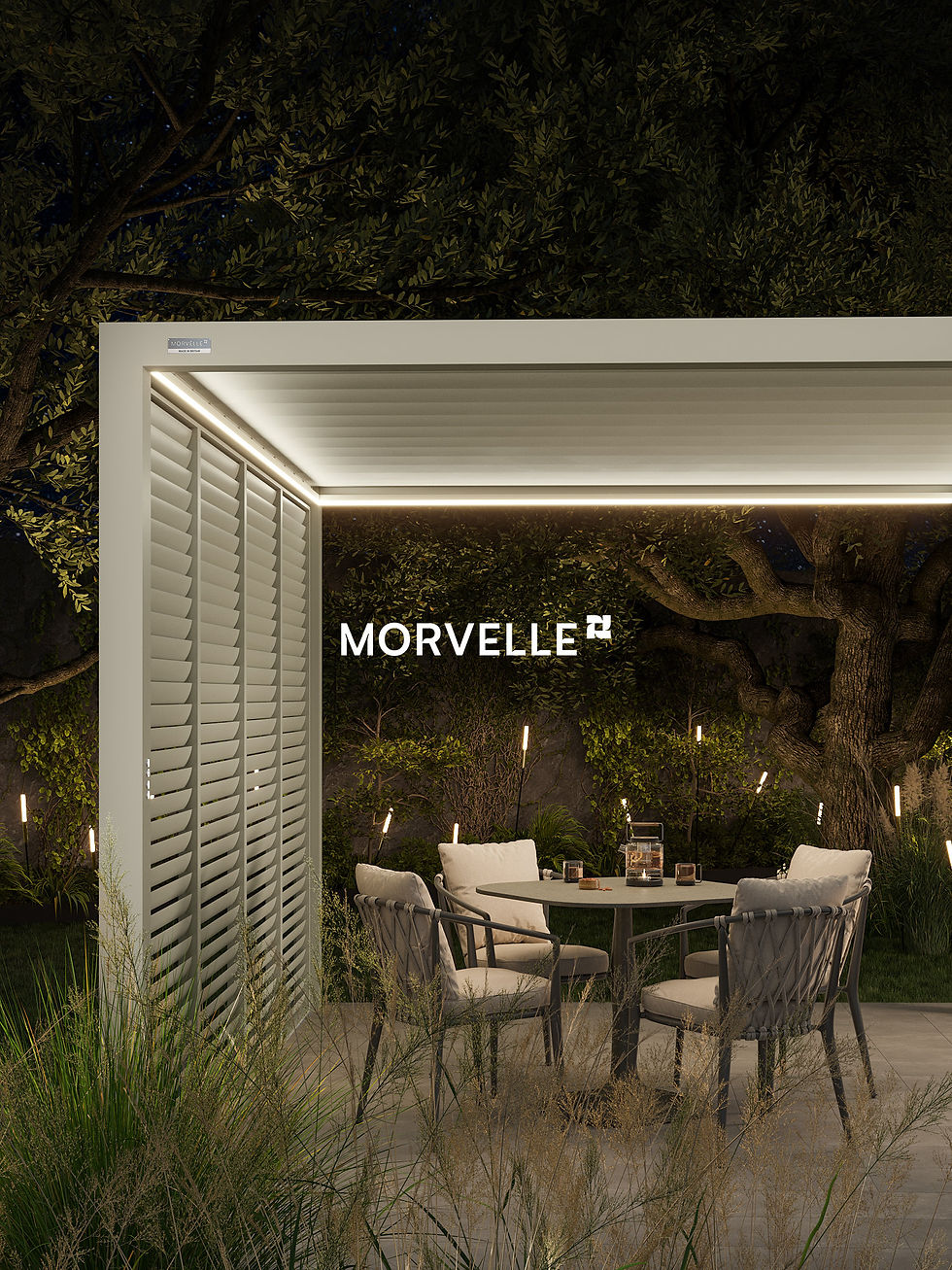 Morvelle Bioclimatic Pergola