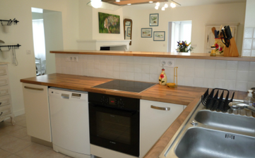 La cuisine aménagée du gîte