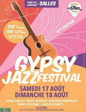 Le Gypsy Jazz festival - Fin Août à SallesLe Gypsy Jazz festival - Fin Août à Salles