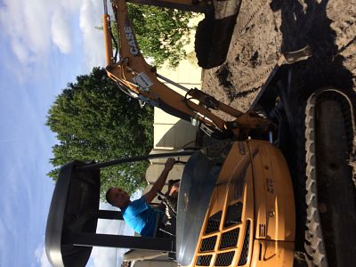 La maîtrise de la mini-pelle a finalement été assez rapide