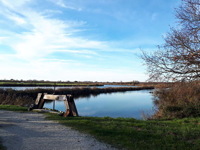 Une écluse au domaine de Certes