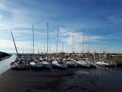 Port d'Audenge-Les bateaux