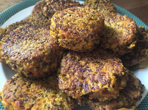 Galettes quinoa carotte