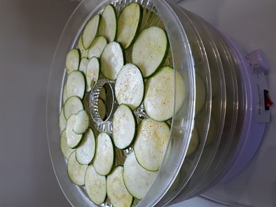Chips de courgette - Déshydrateur complet