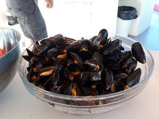 Croisière apéritive sur le Bassin d'Arcachon - Dégustation de moules cuites sur le bateau