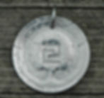 IOGKF Mon Pendant, Embosssed Textured Aluminum