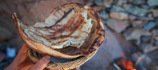 Berber bread making