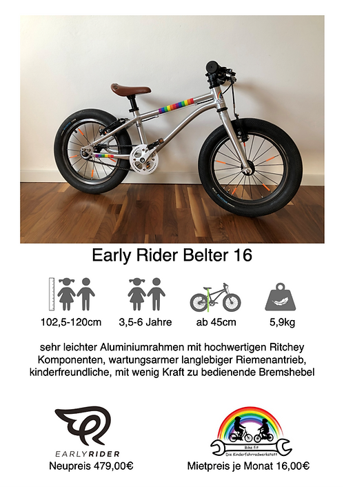 Early Rider Belter 16"