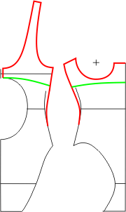 Constructing the swim bra pattern