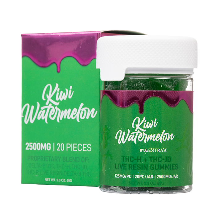Delta Extrax Lights Out Gummies 3500mg - Kiwi Watermelon