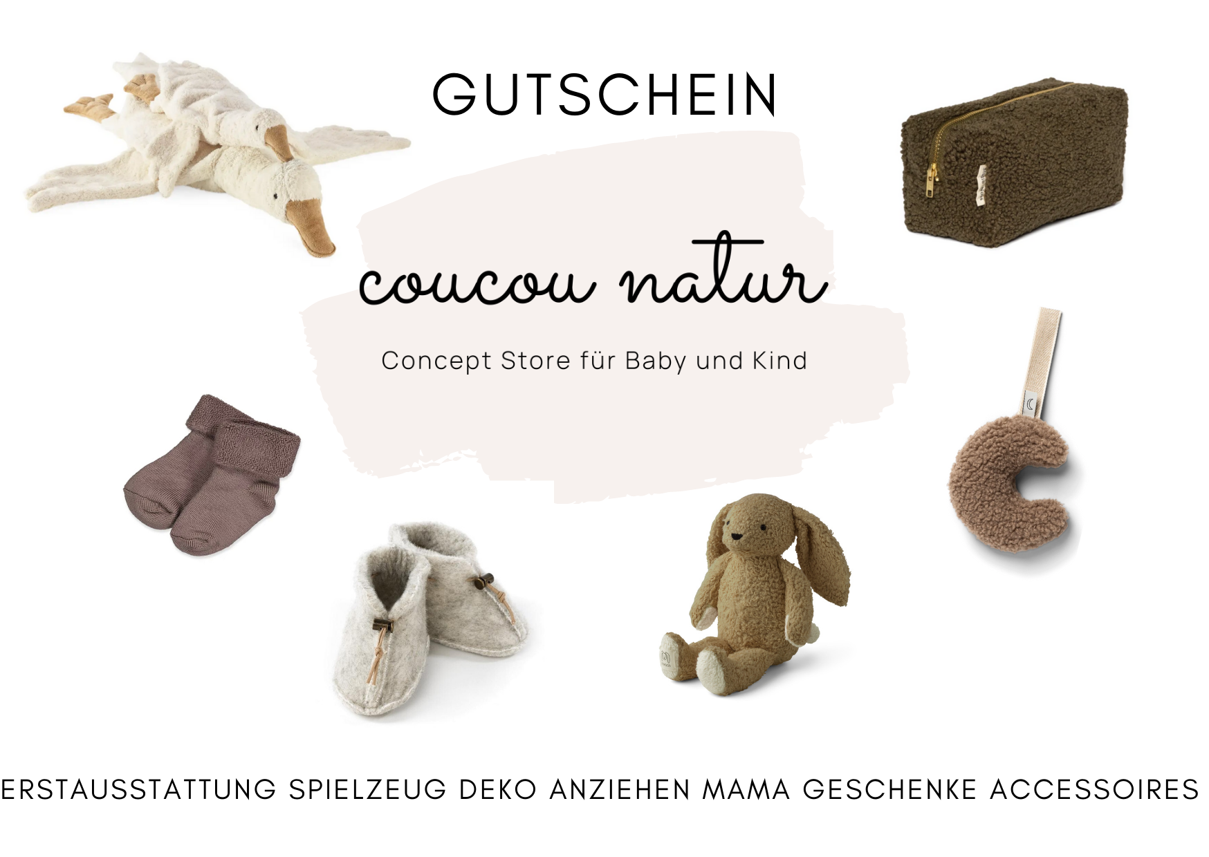 Geschenkkarte coucou natur