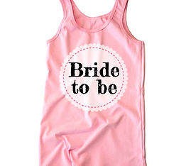 Pink Bride to be Tank
