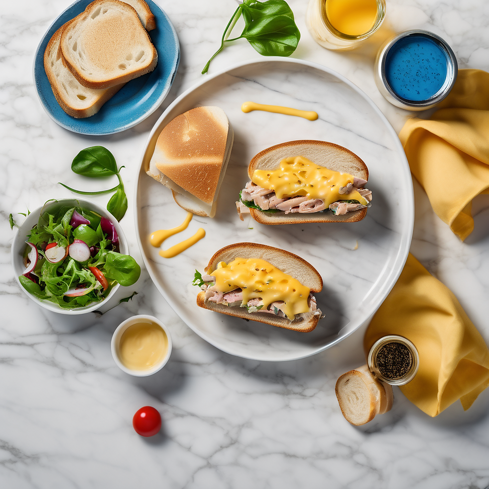 Arranged Food and Objects
