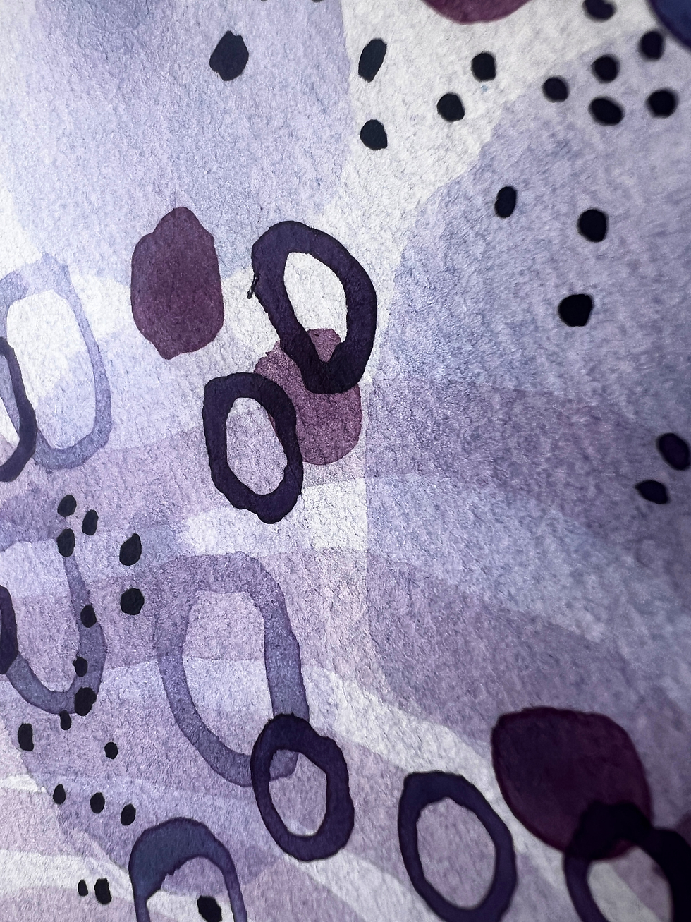 Thumbnail: Original Abstract Watercolour Painting “N”