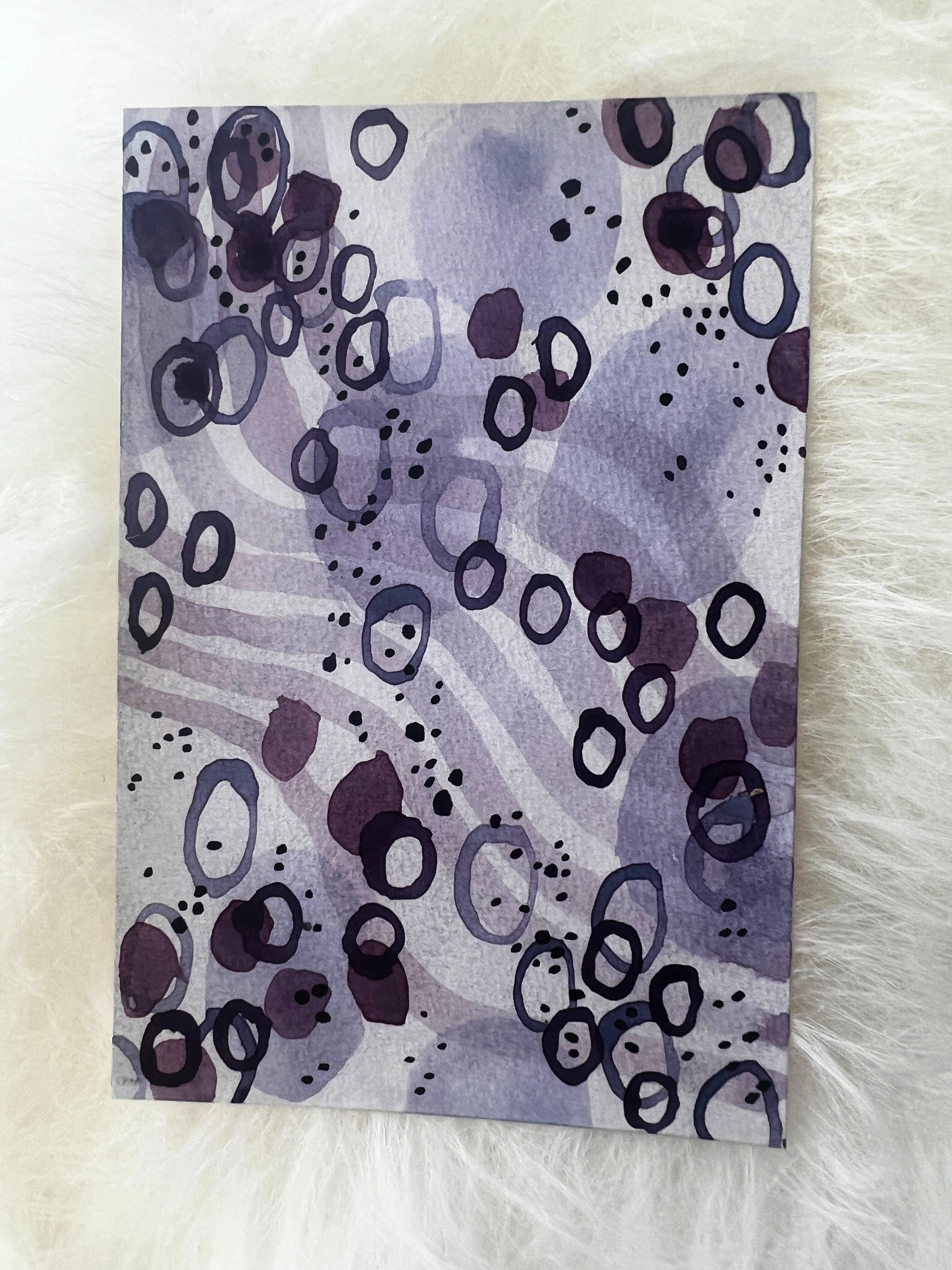 Original Abstract Watercolour Painting “N”
