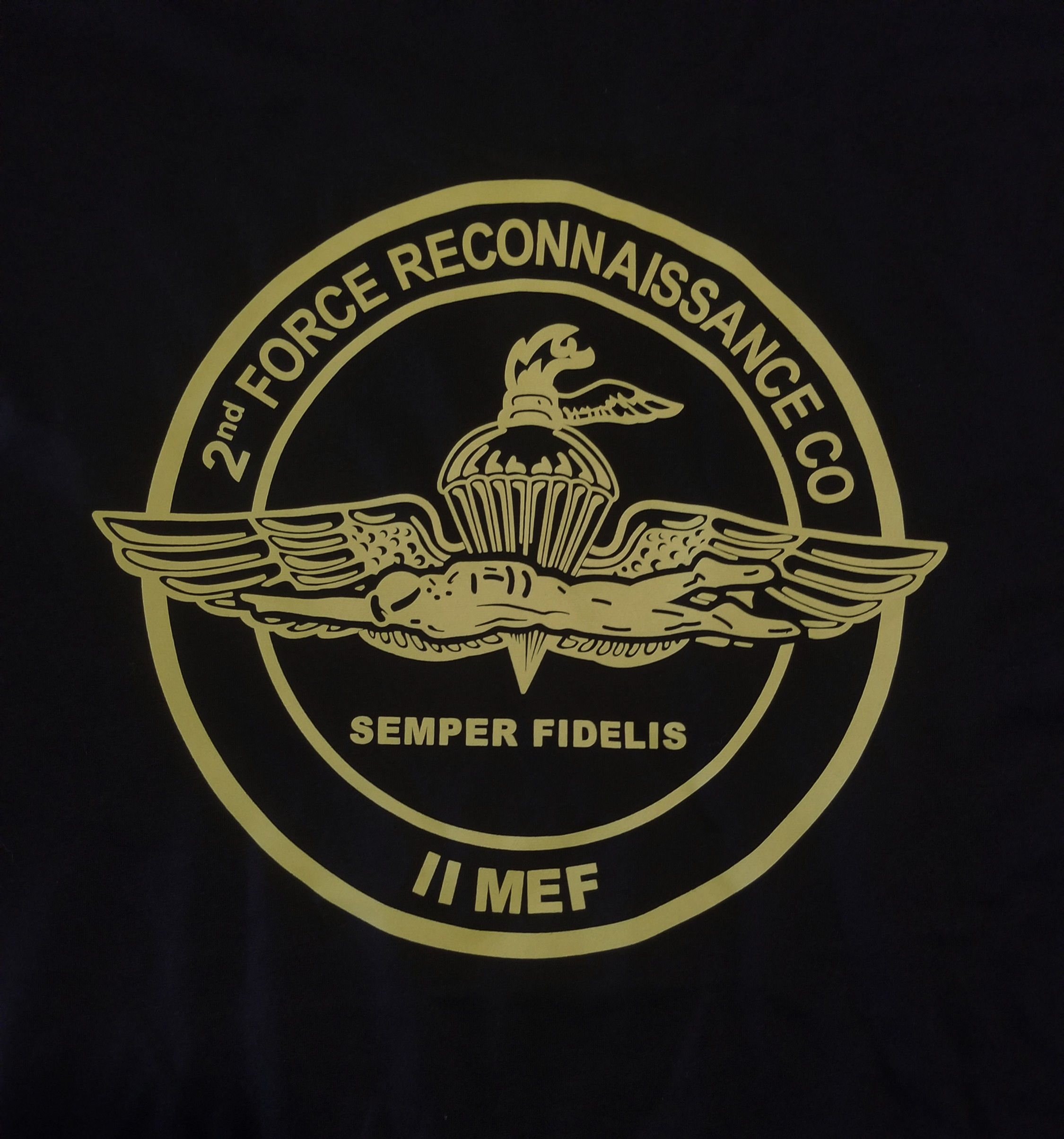 2ND FORCE RECON CO COTTON T-SHIRT