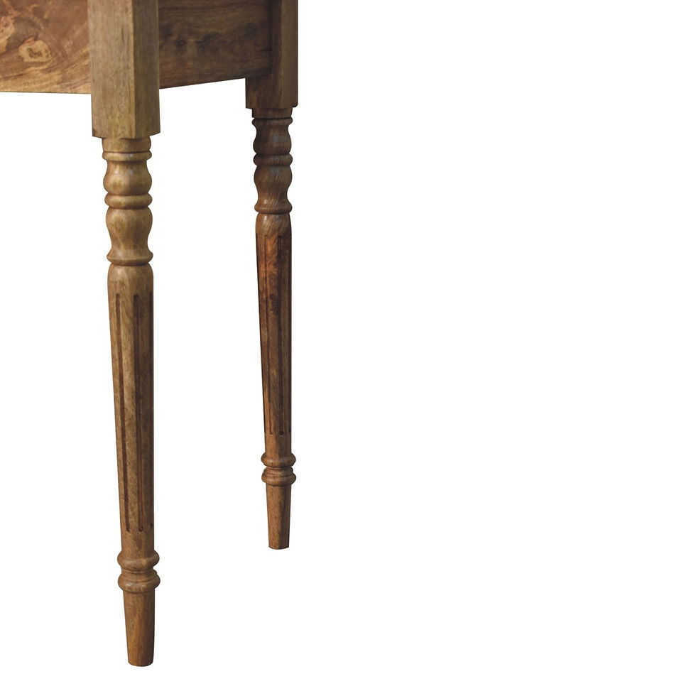 Thumbnail: Oakish Turned Leg Writing Desk
