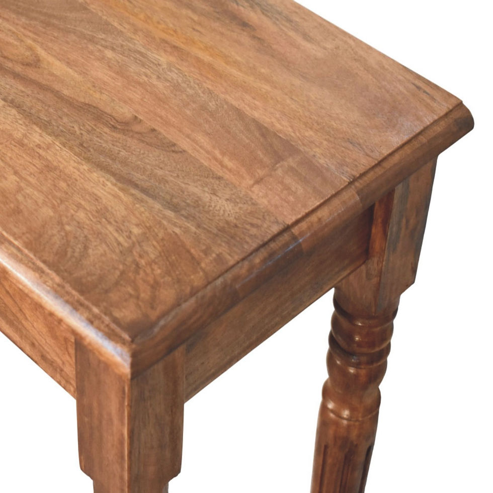 Thumbnail: Three Drawer Console with Turned Legs