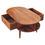 Thumbnail: Chestnut Oval Coffee Table with 1 Drawer