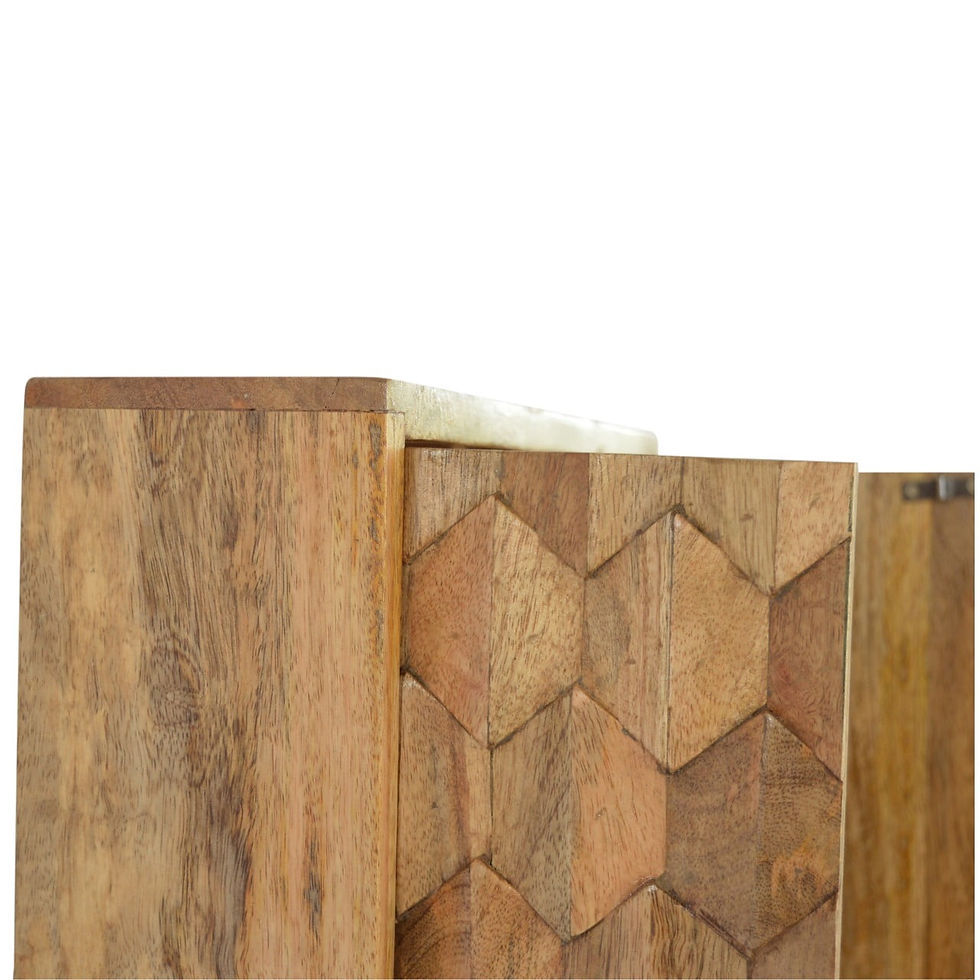 Thumbnail: Pineapple Carved Mirror Cabinet