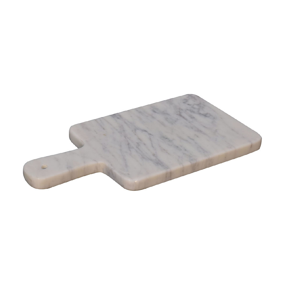 Thumbnail: White Marble Chopping Board Set