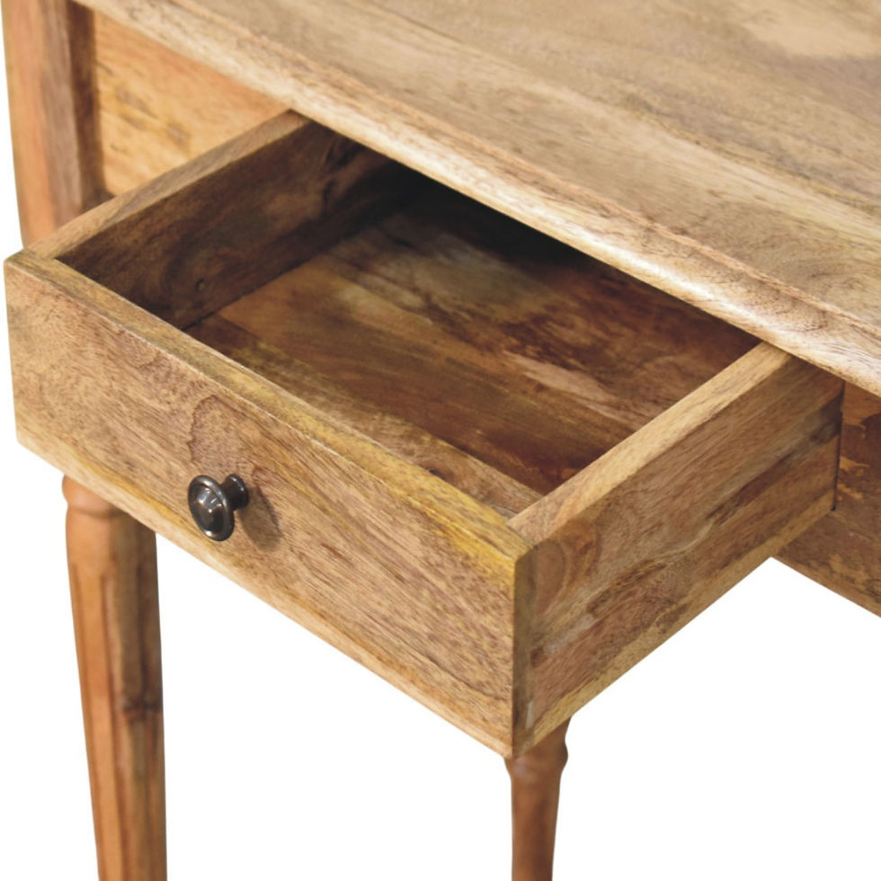 Thumbnail: Oakish Turned Leg Writing Desk