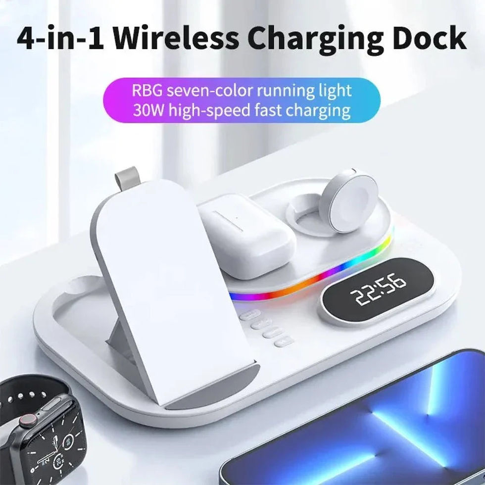 Thumbnail: 4 in 1 LED Wireless Charging Station