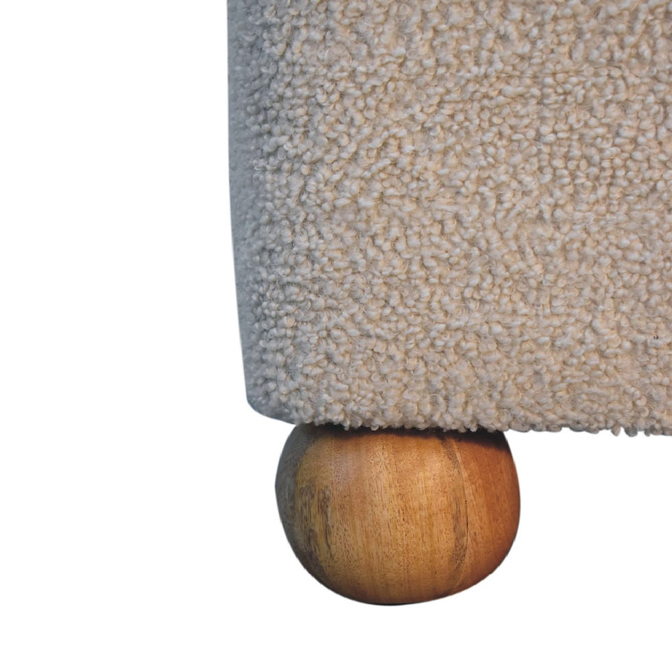 Thumbnail: Serenity Footstool with Ball Feet
