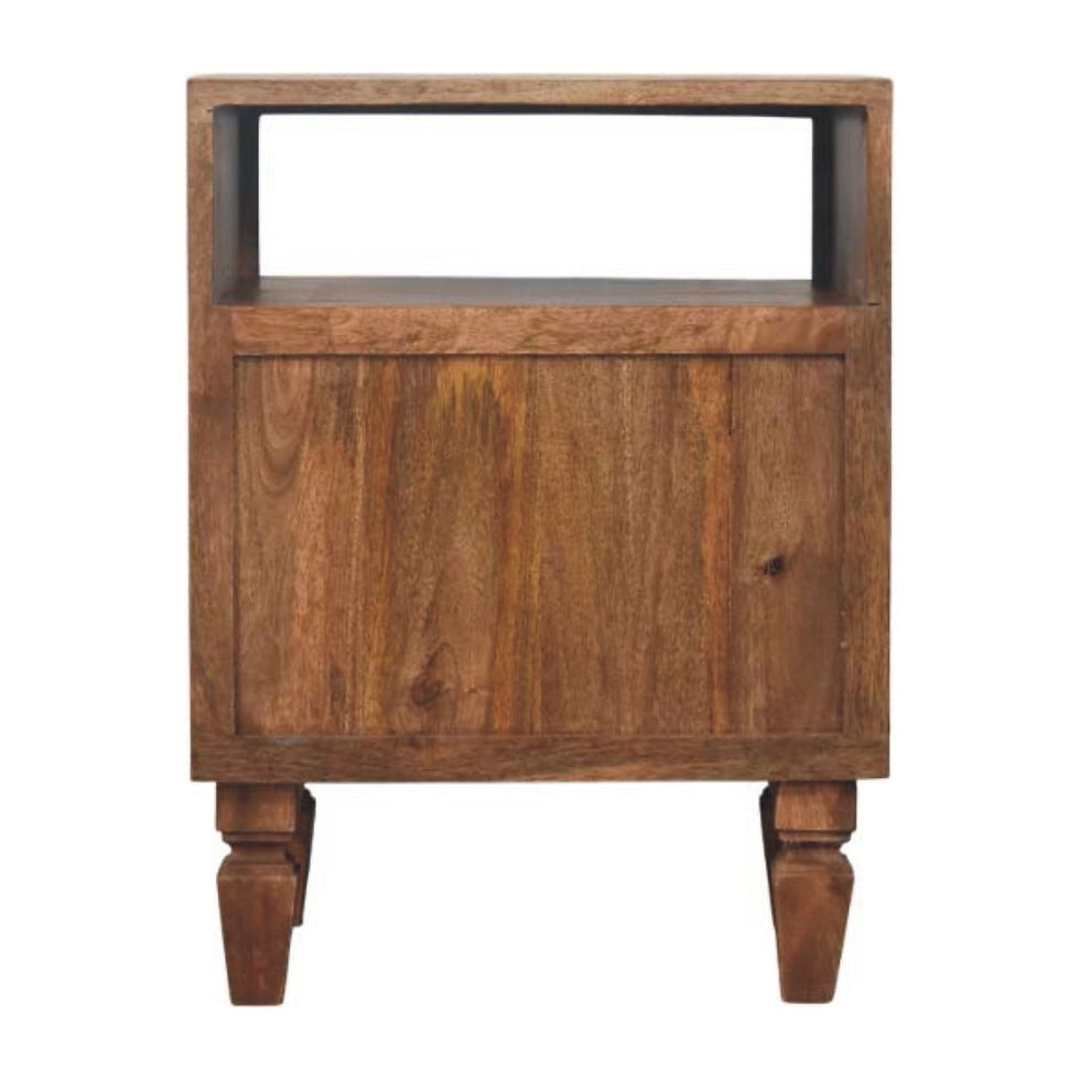 Thumbnail: Cadiz Carved Open-Shelf Bedside